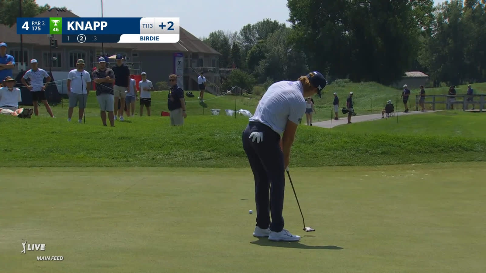 Jake Knapp sinks 14-footer for birdie at 3M Open