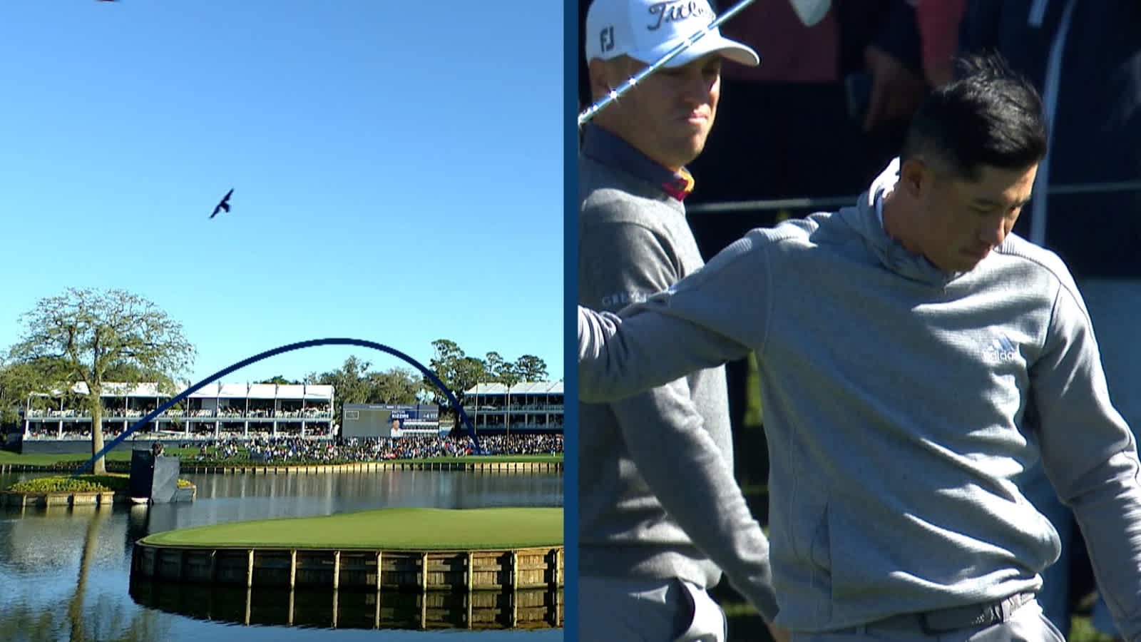 Golf is hard | Difficult conditions on the Island Green in 2022