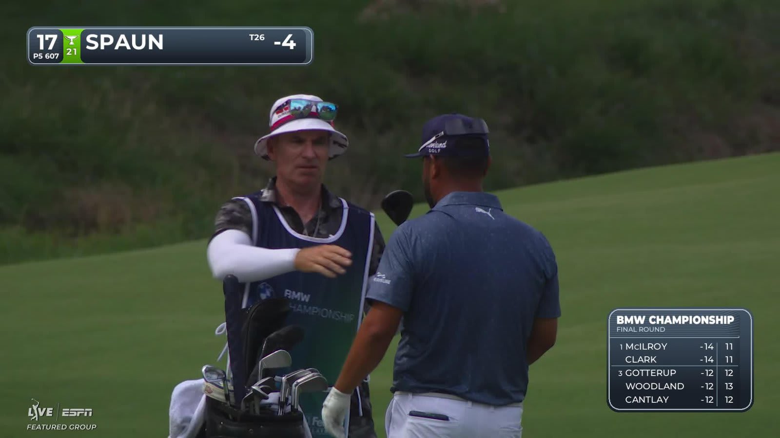 J.J. Spaun reaches par-5 No. 17 in two, makes birdie at BMW Championship
