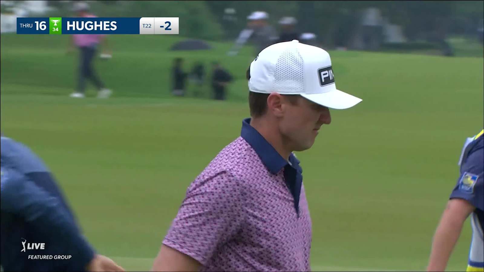 Mackenzie Hughes' wedge from behind tree and birdie at RBC Canadian