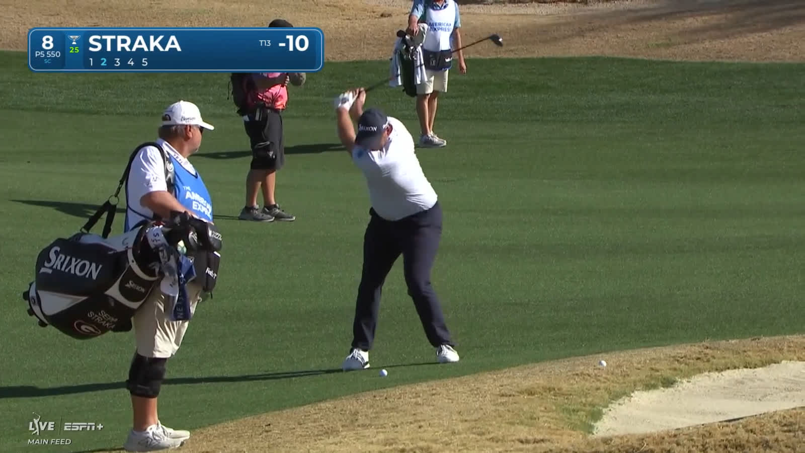 Sepp Straka finds green in two and birdies at The American Express