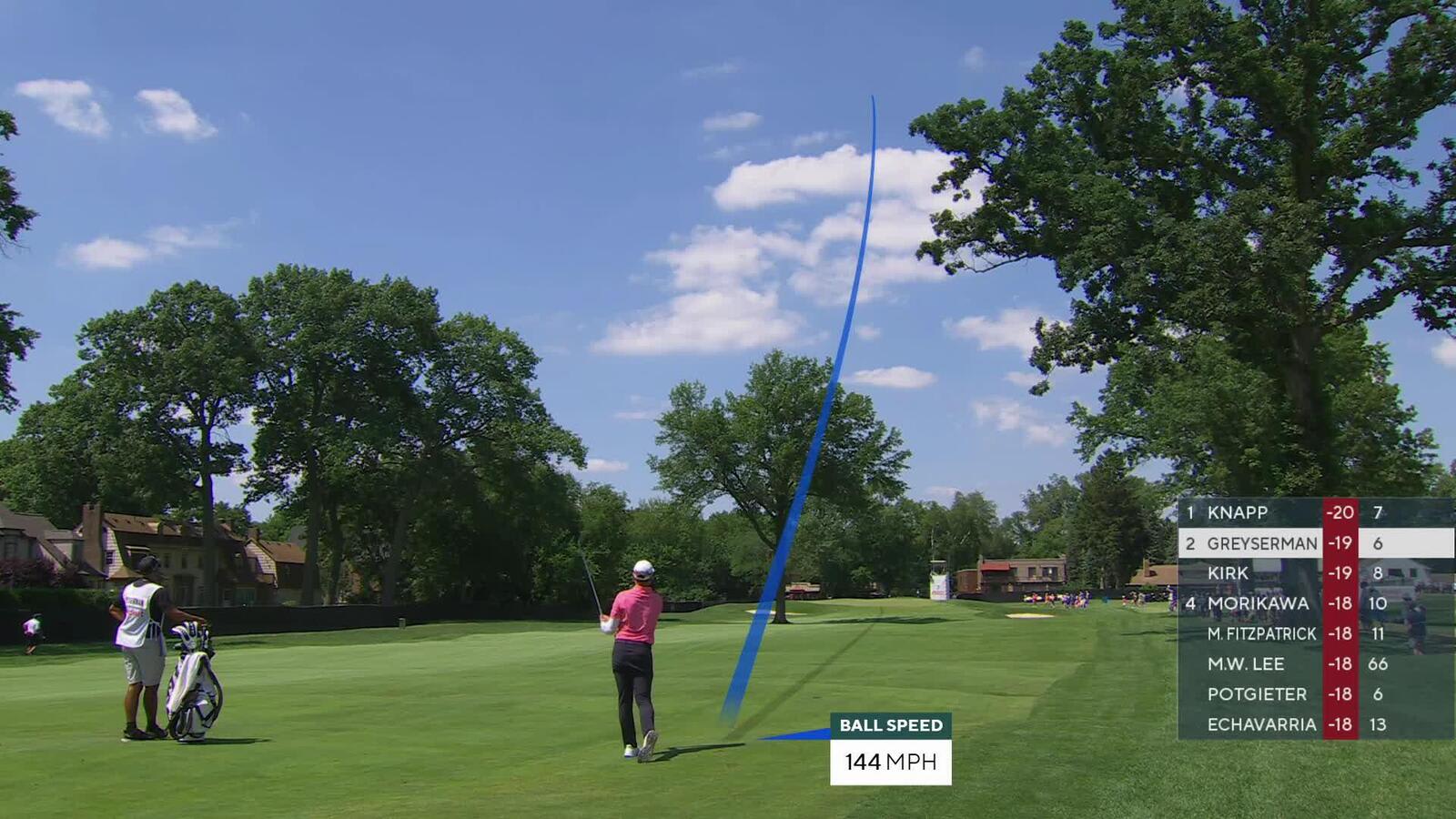 Max Greyserman makes birdie on No. 7 at Rocket Classic