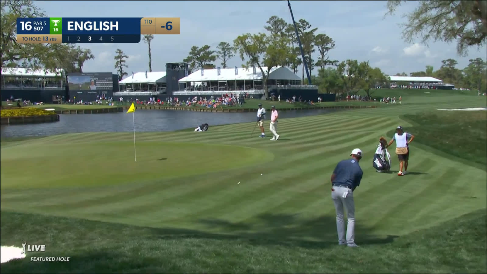 Harris English chips it close to yield birdie at THE PLAYERS