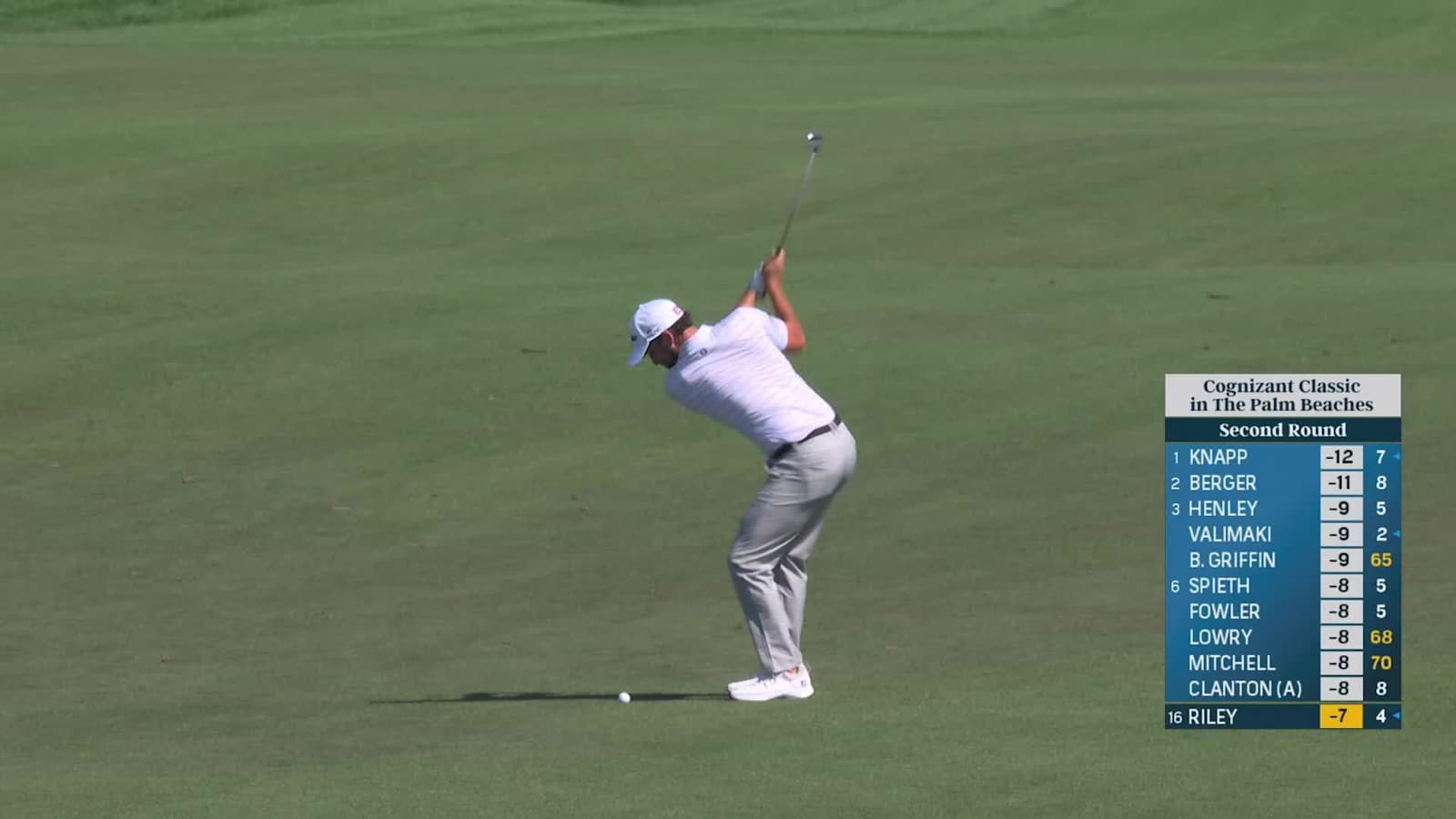 Davis Riley sticks approach tight to set up birdie at Cognizant Classic