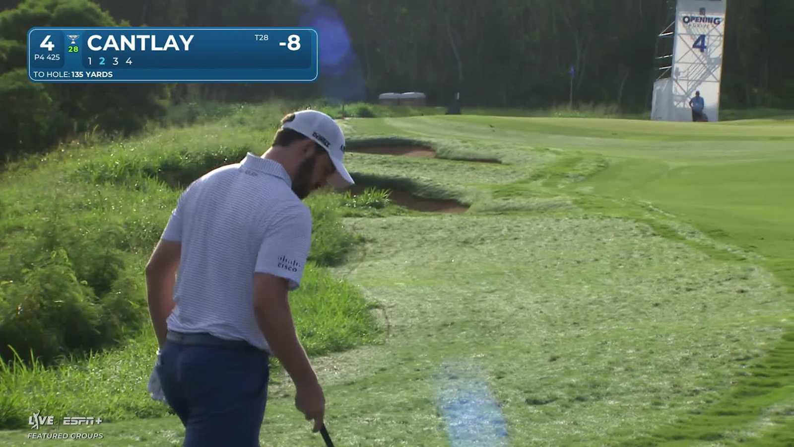 Patrick Cantlay's nice approach leads to birdie at The Sentry