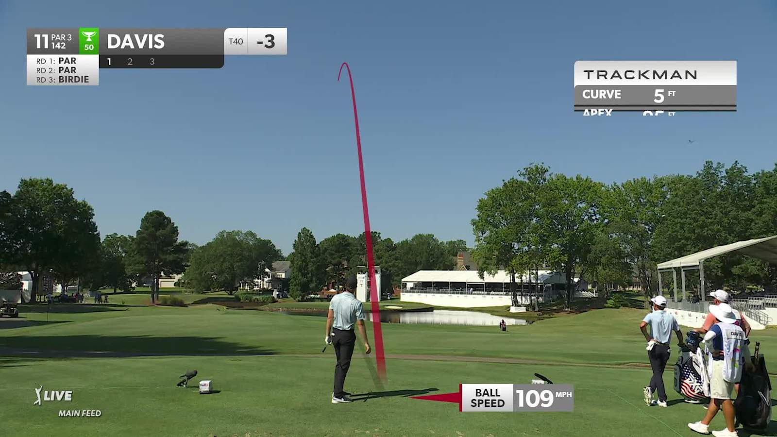 Cam Davis makes birdie at FedEx St. Jude