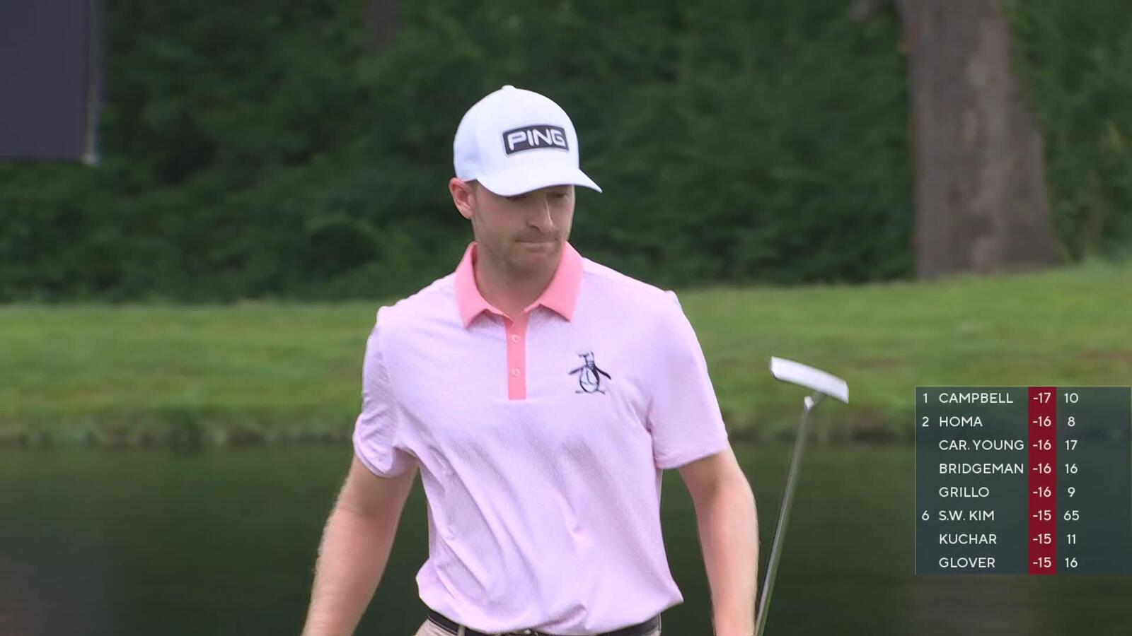 Brian Campbell takes outright lead with back-to-back birdies at John Deere