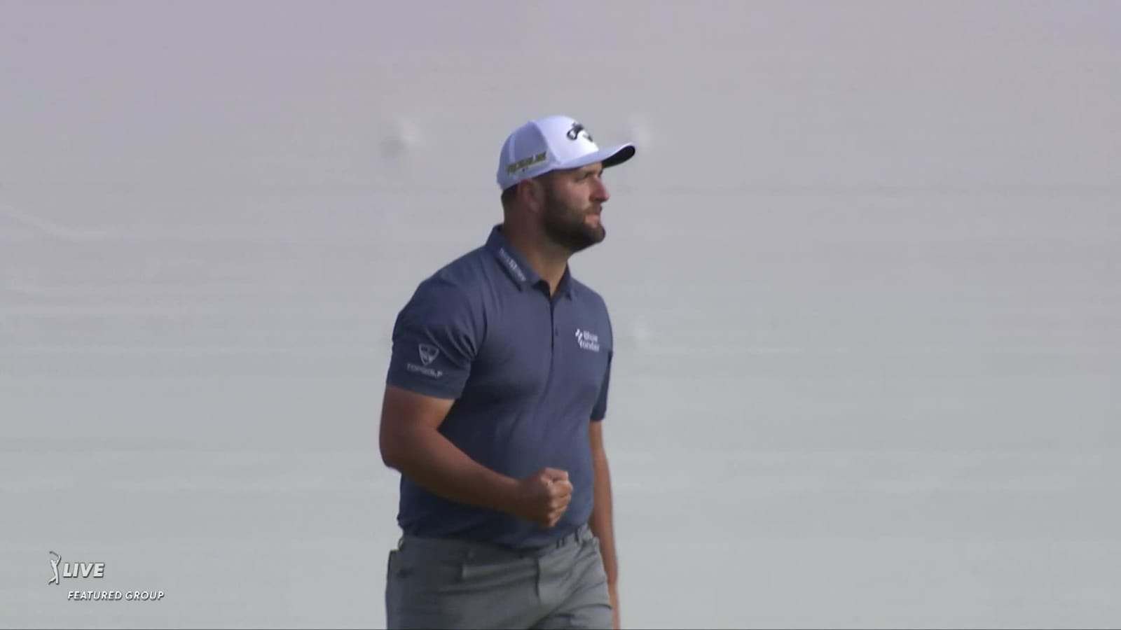 Jon Rahm sinks a 30-foot birdie putt at WGC-Dell Match Play