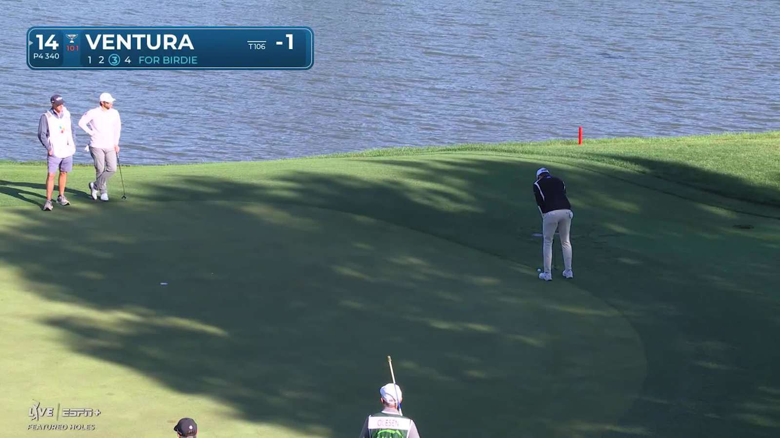 Kristoffer Ventura sinks birdie putt at THE CJ CUP
