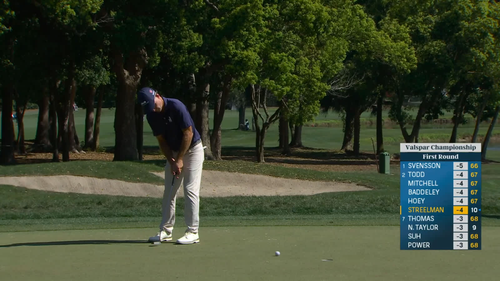 Kevin Streelman uses nice approach to set up birdie at Valspar