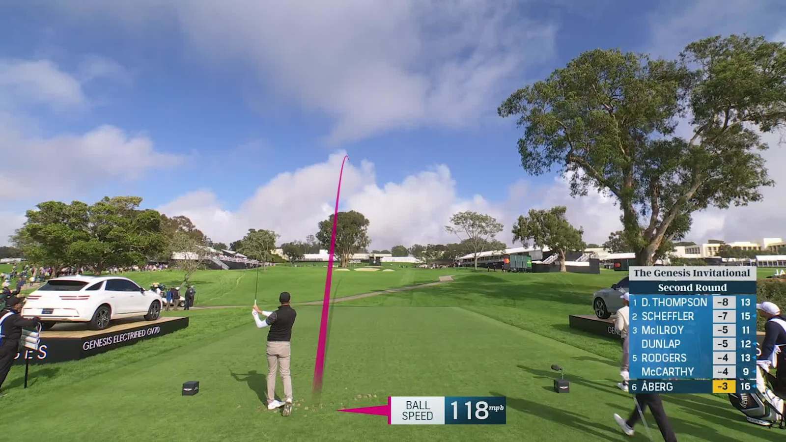 Ludvig Åberg sticks it tight to yield birdie at The Genesis