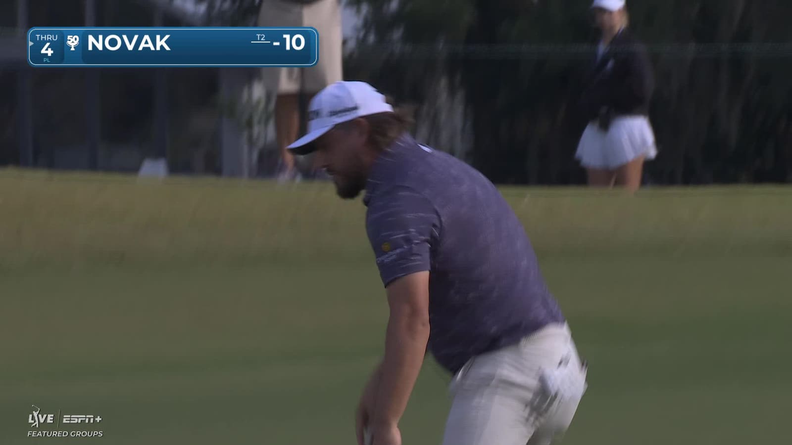Andrew Novak makes birdie on No. 13 at The RSM Classic