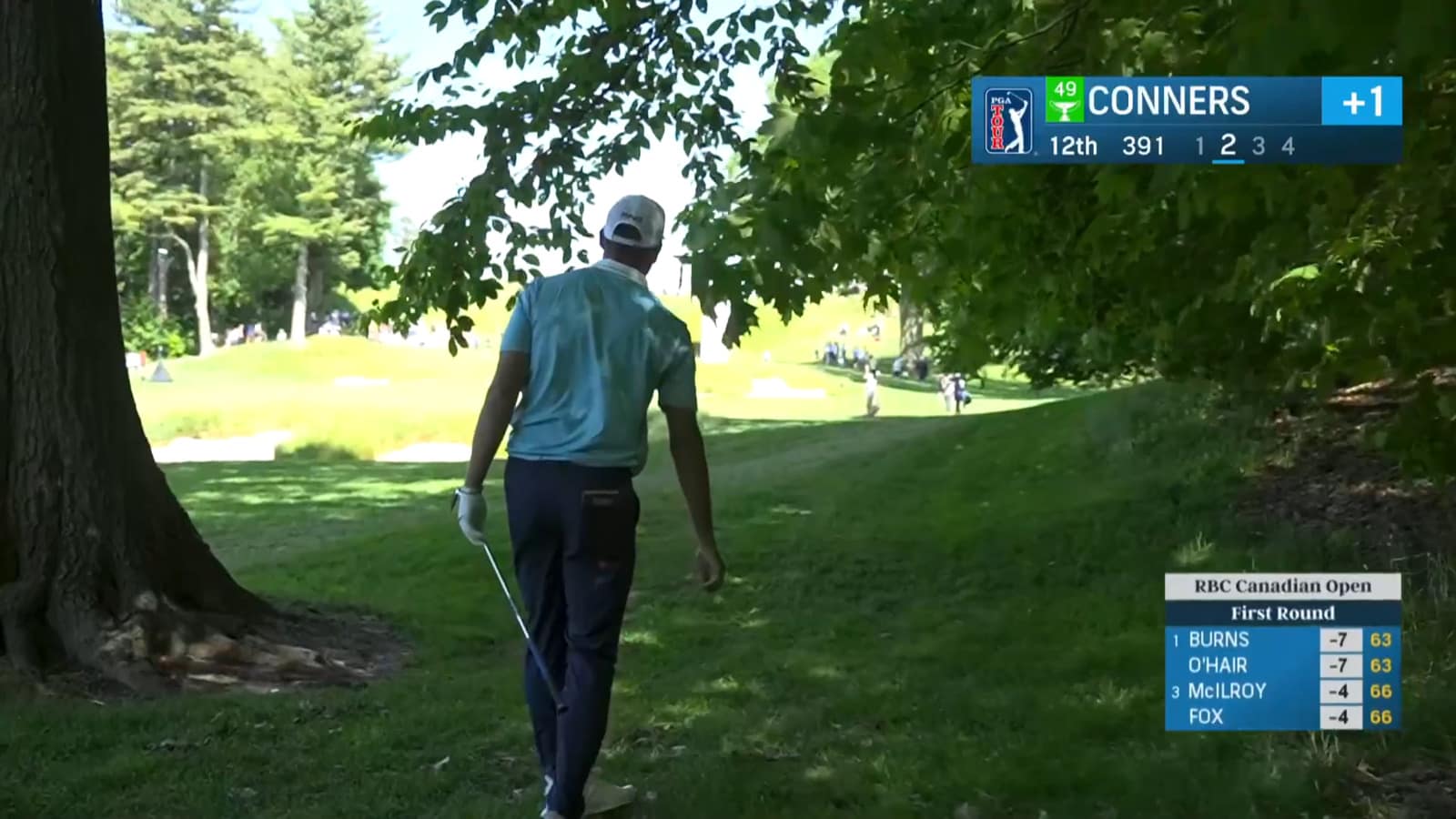 Corey Conners escapes trees to set up birdie at RBC Canadian