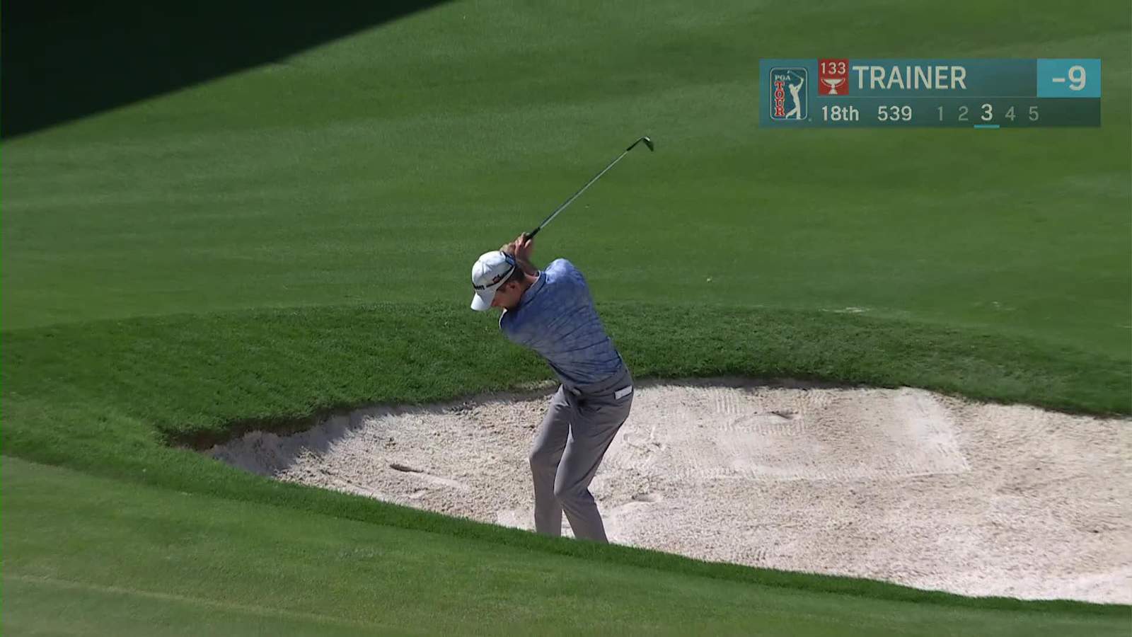 Martin Trainer escapes bunker and birdies at Mexico Open