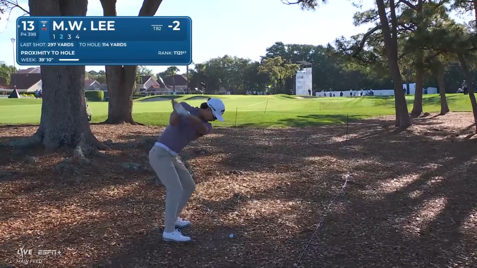 Min Woo Lee spins wedge tight to yield birdie at Cognizant Classic