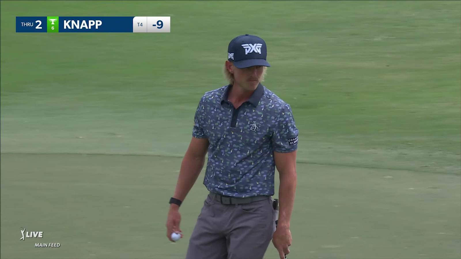 Jake Knapp makes short birdie putt at Cognizant Classic