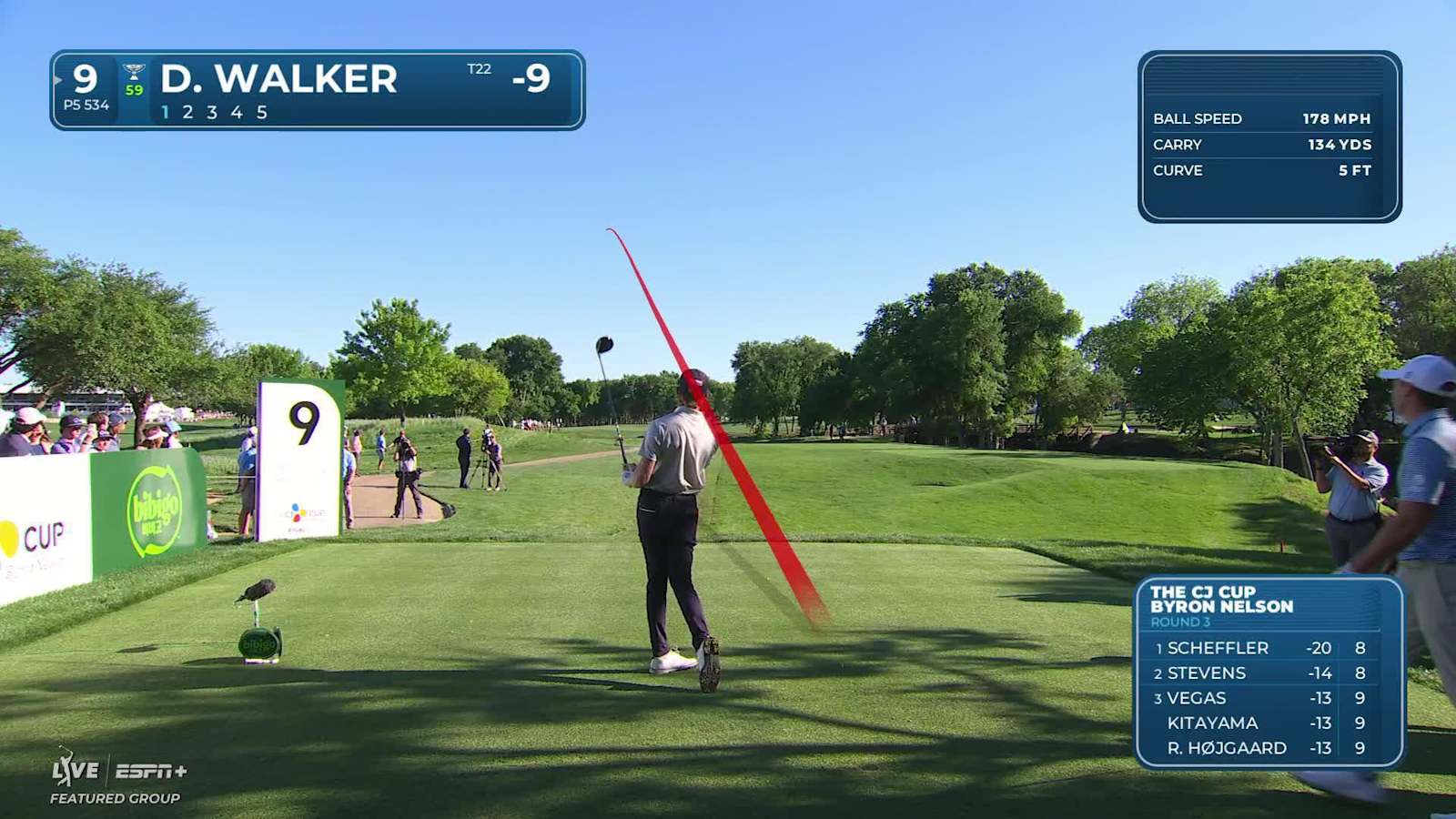 Danny Walker makes eagle on No. 9 at THE CJ CUP