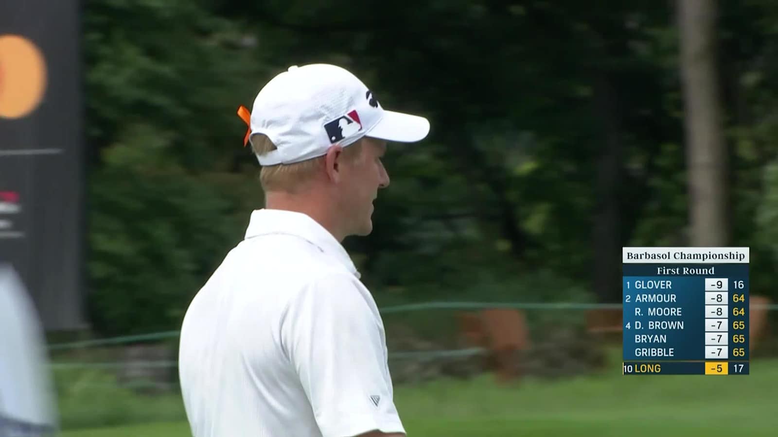 Adam Long rolls in 25-footer for birdie at Barbasol