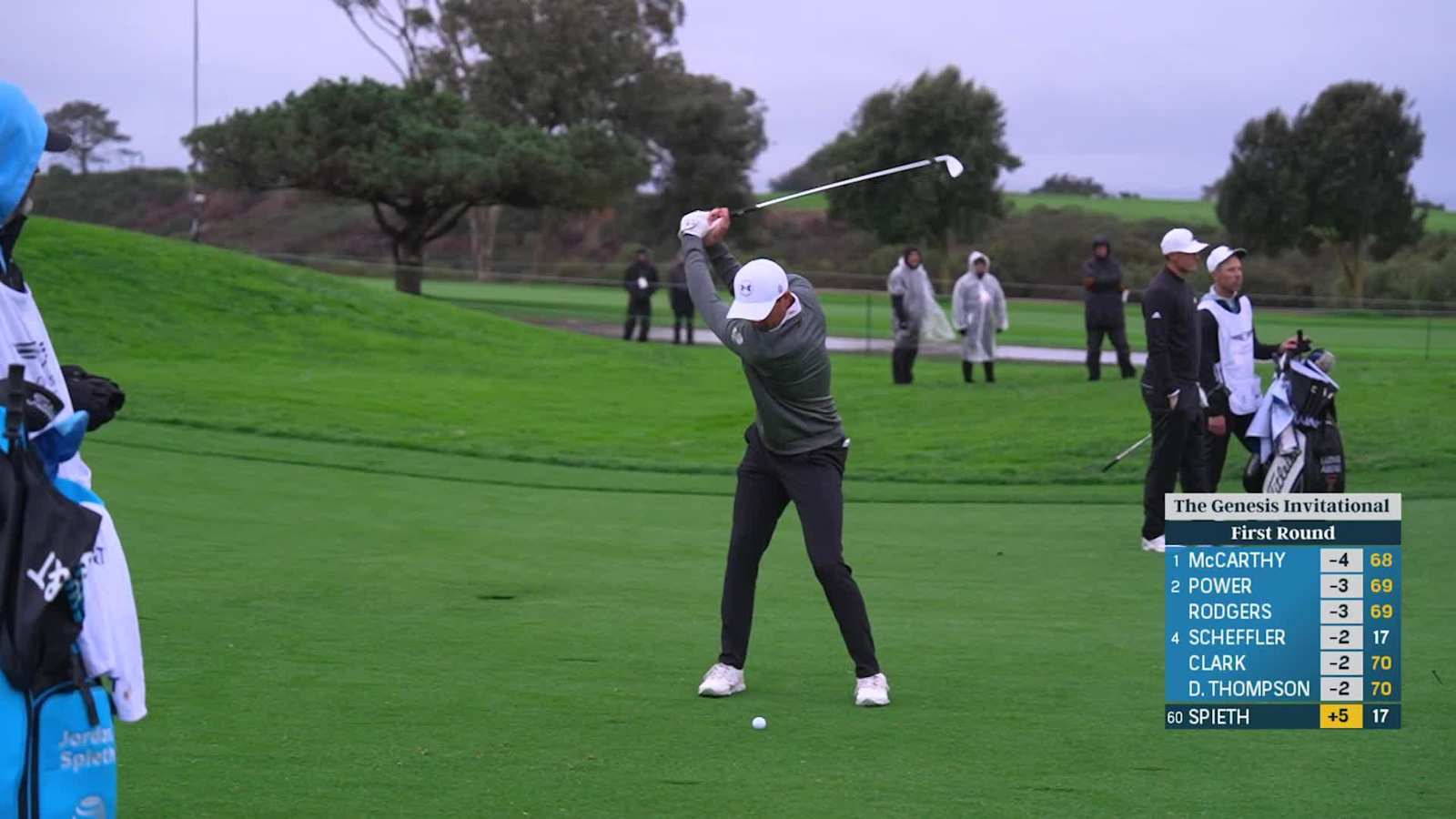 Jordan Spieth converts putt for birdie at Genesis