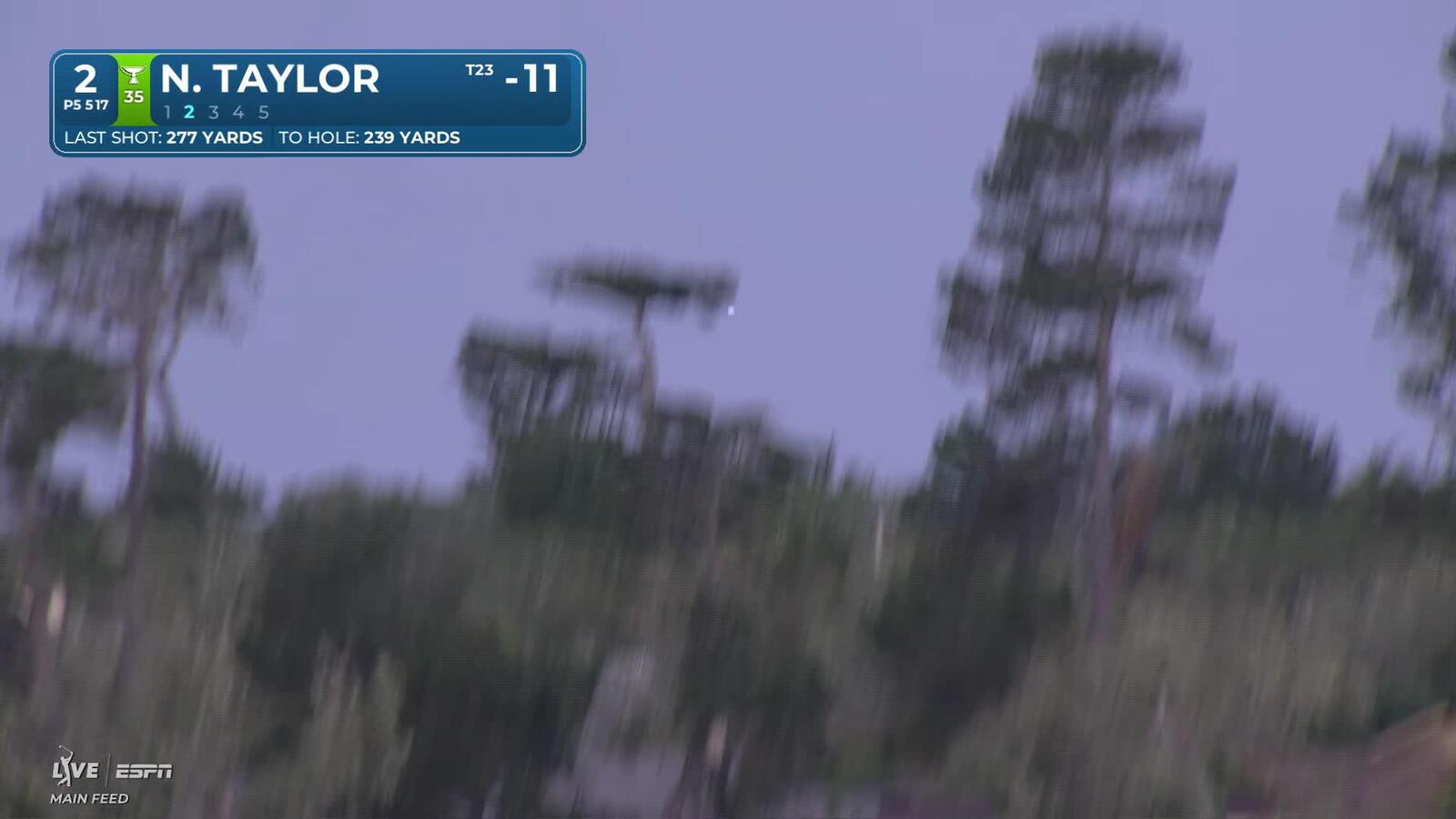 Nick Taylor hits 239-yard approach to 14 feet, sets up birdie on No. 2 at AT&T Pebble Beach