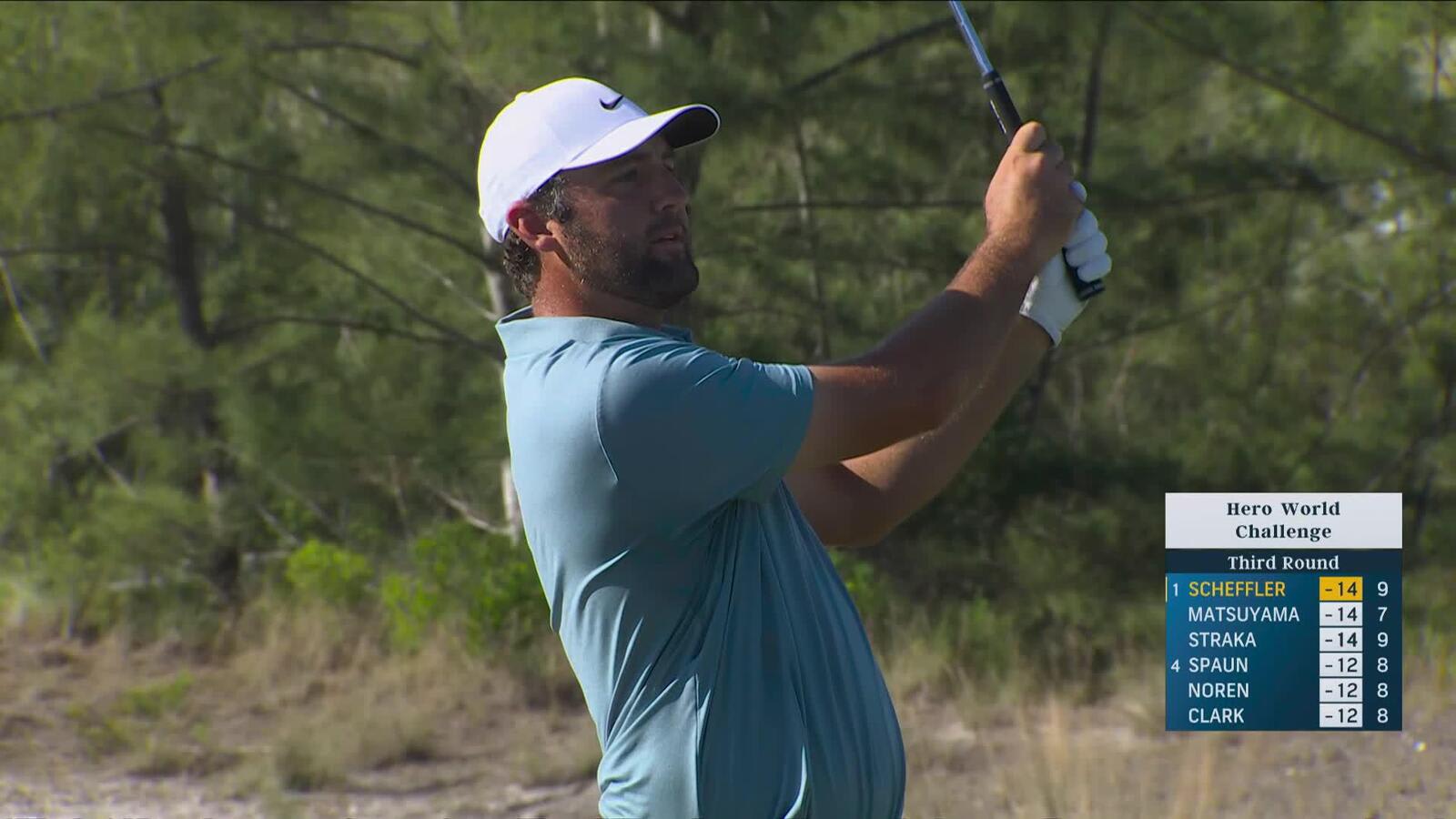 Scottie Scheffler hits 112-yard approach to 5 feet, sets up birdie