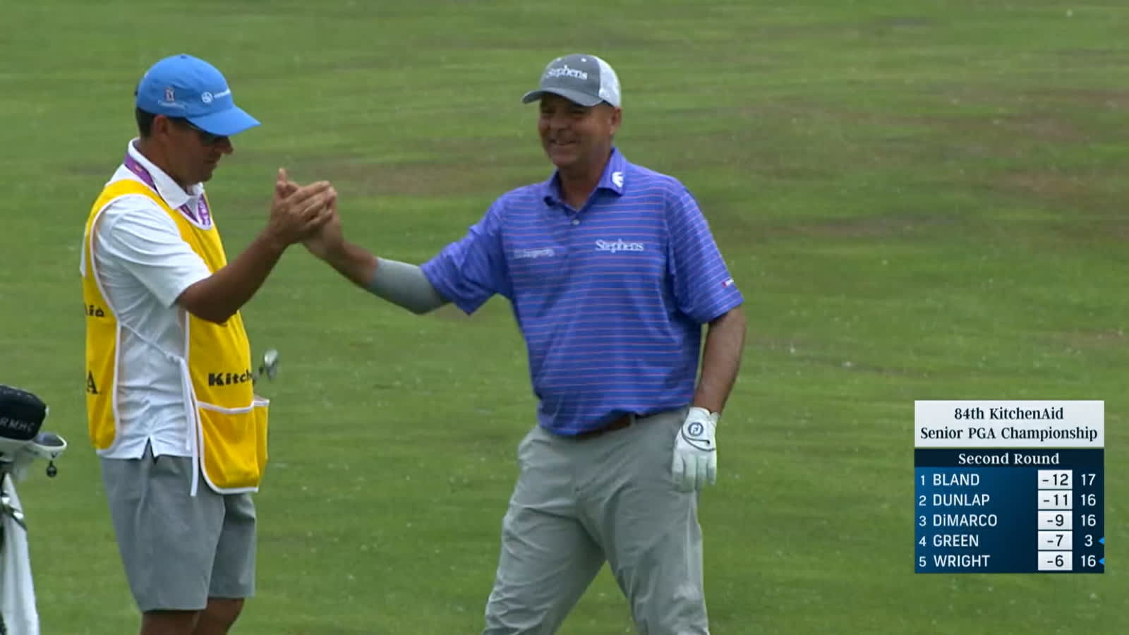 Dicky Pride holes out for eagle at KitchenAid Senior PGA