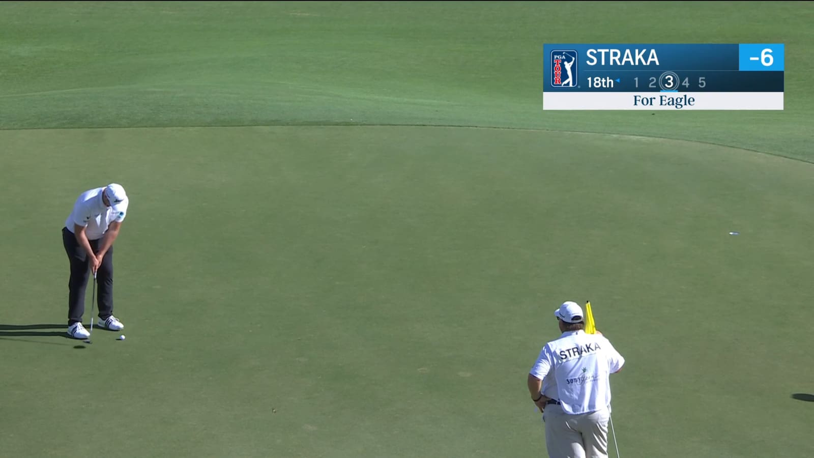 Sepp Straka puts away 25-foot eagle putt at Sony Open