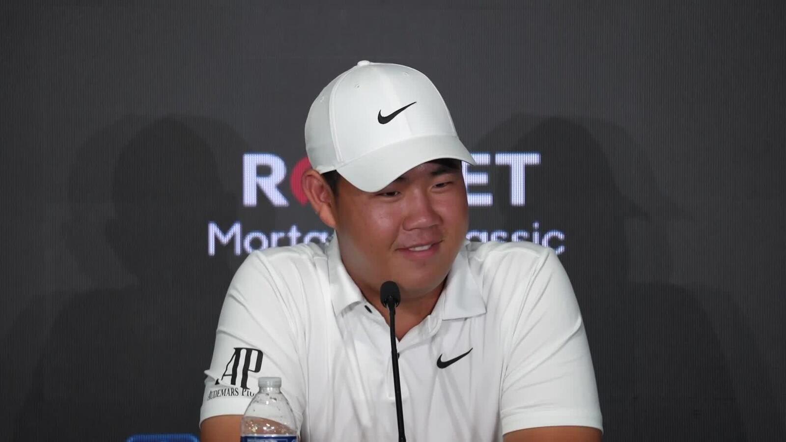 Tom Kim on process of gaining speed off the tee