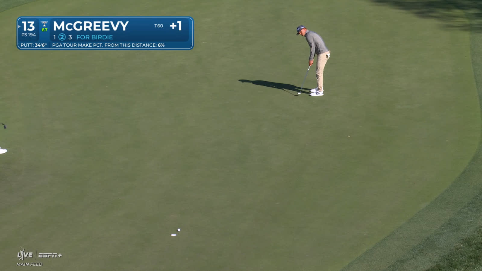 Max McGreevy drips in 34-footer for birdie at Valspar