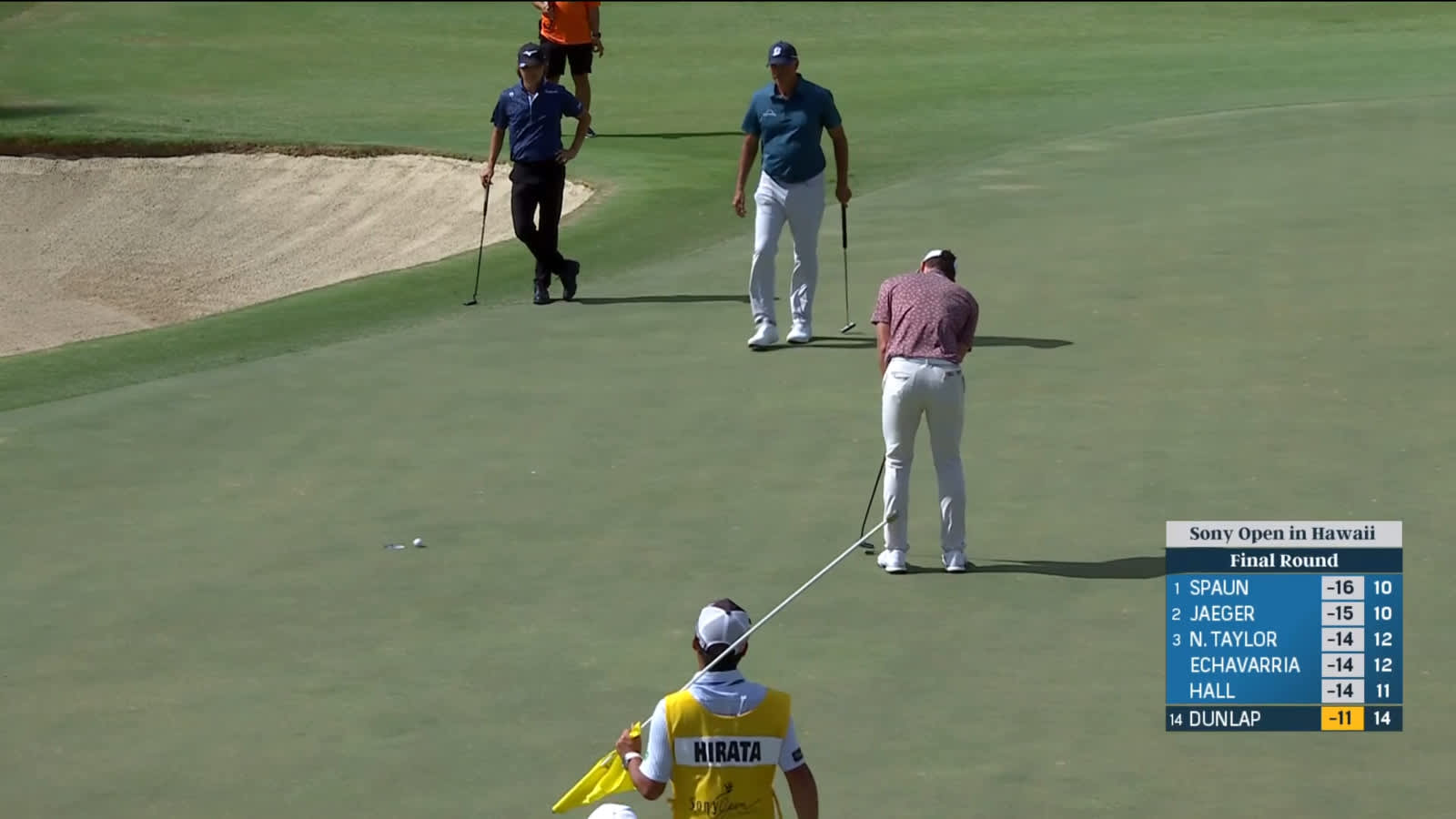 Nick Dunlap drains birdie putt at Sony Open
