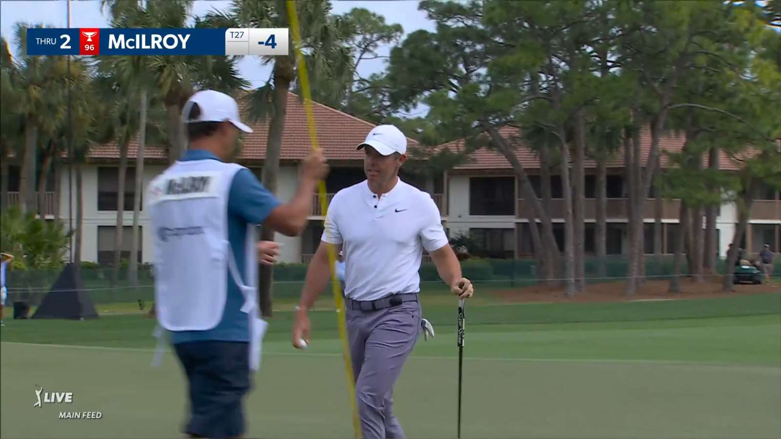 Rory McIlroy's fantastic approach leads to a birdie at Cognizant Classic