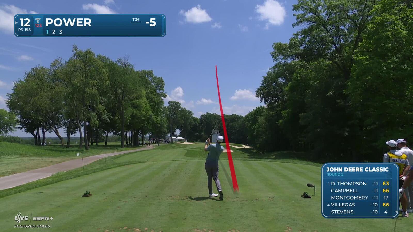 Seamus Power makes birdie on No. 12 at John Deere