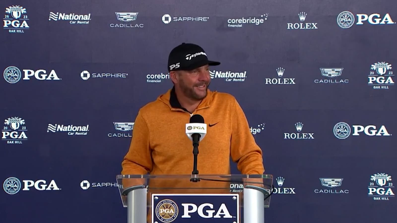 Michael Block's emotional presser after making the cut at the PGA Championship