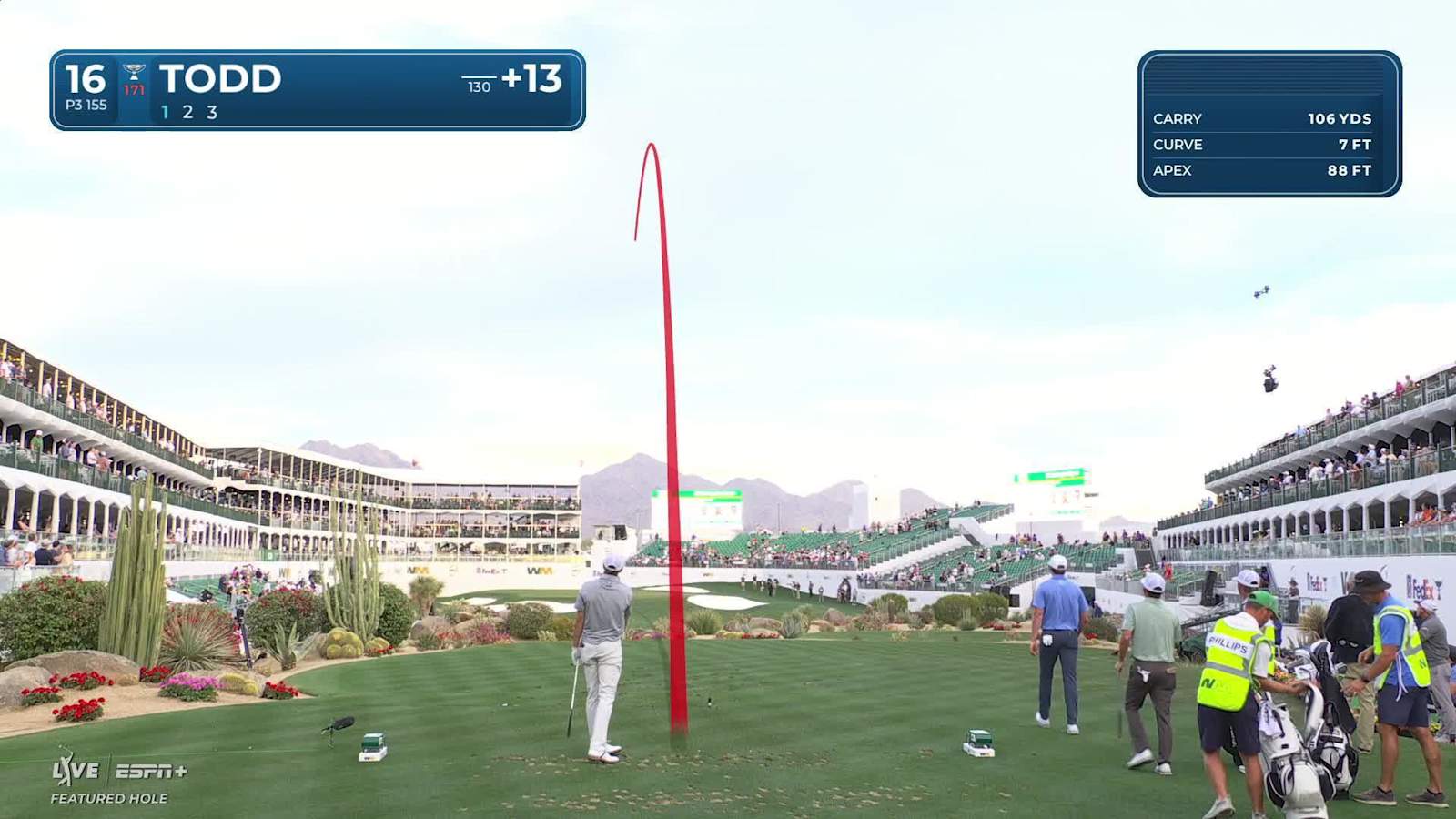 Brendon Todd jars 44-foot birdie putt at WM Phoenix Open