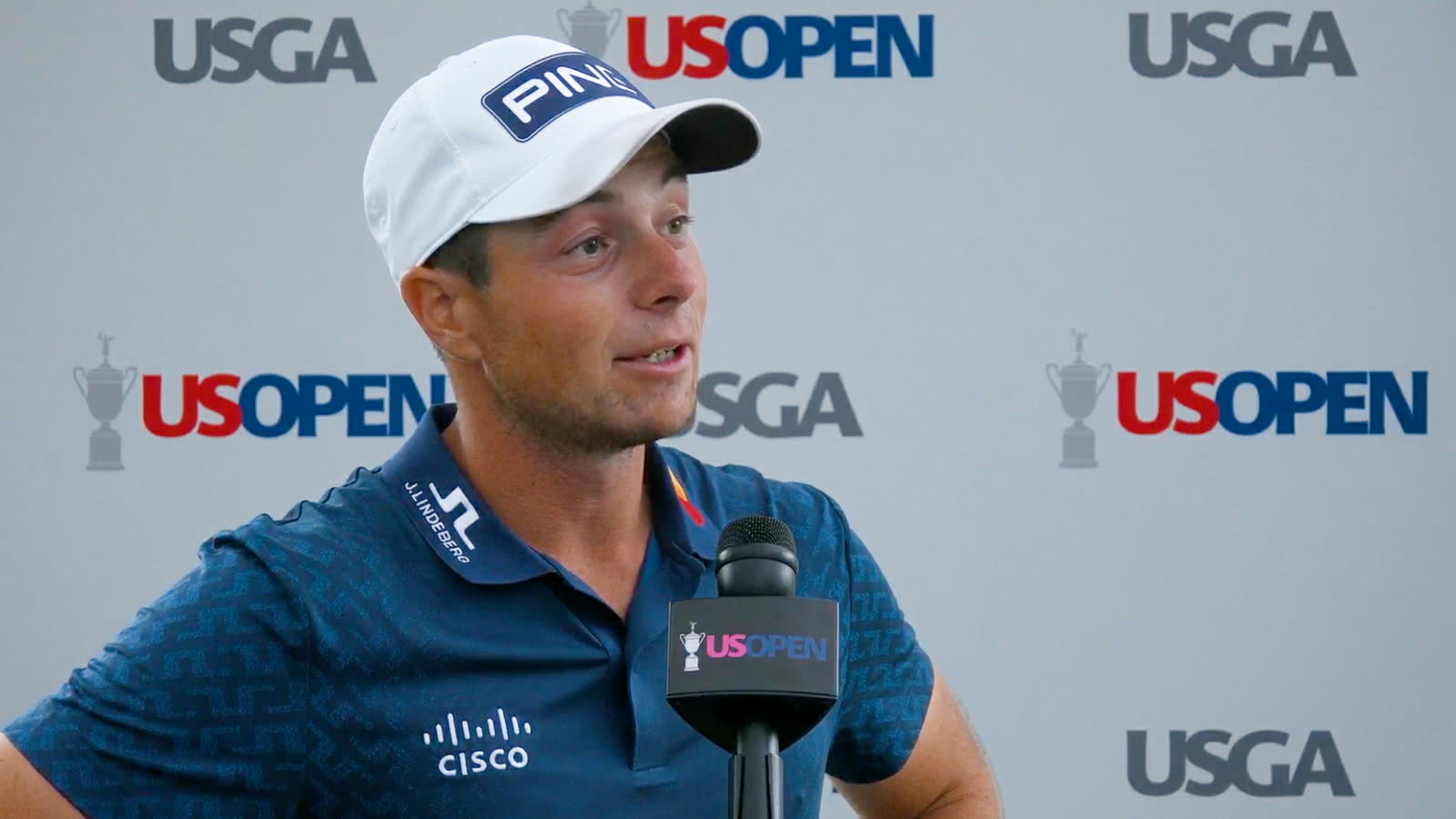 Viktor Hovland’s interview after Round 4 at U.S. Open