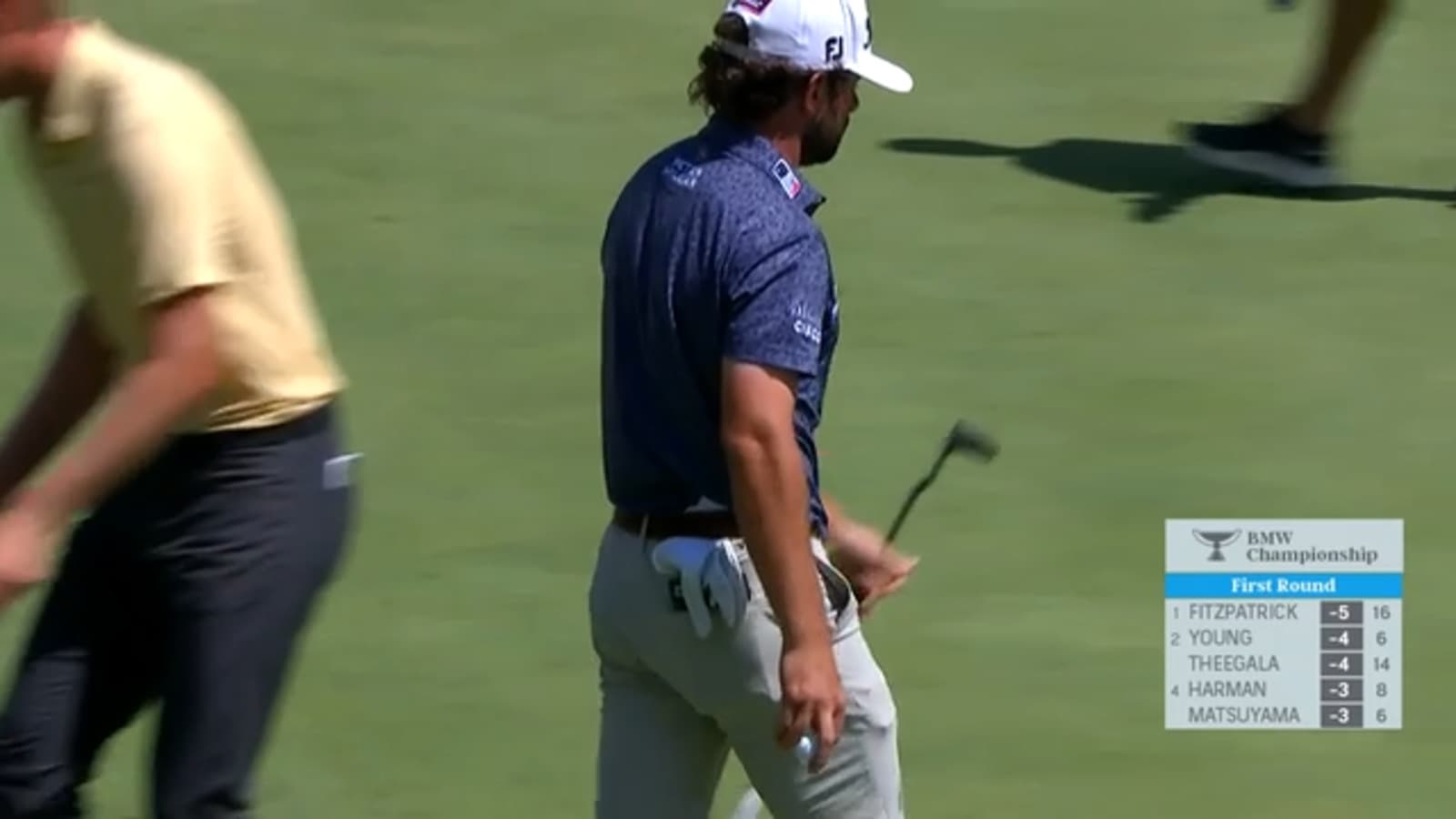 Cameron Young makes birdie on No. 6 at BMW Championship