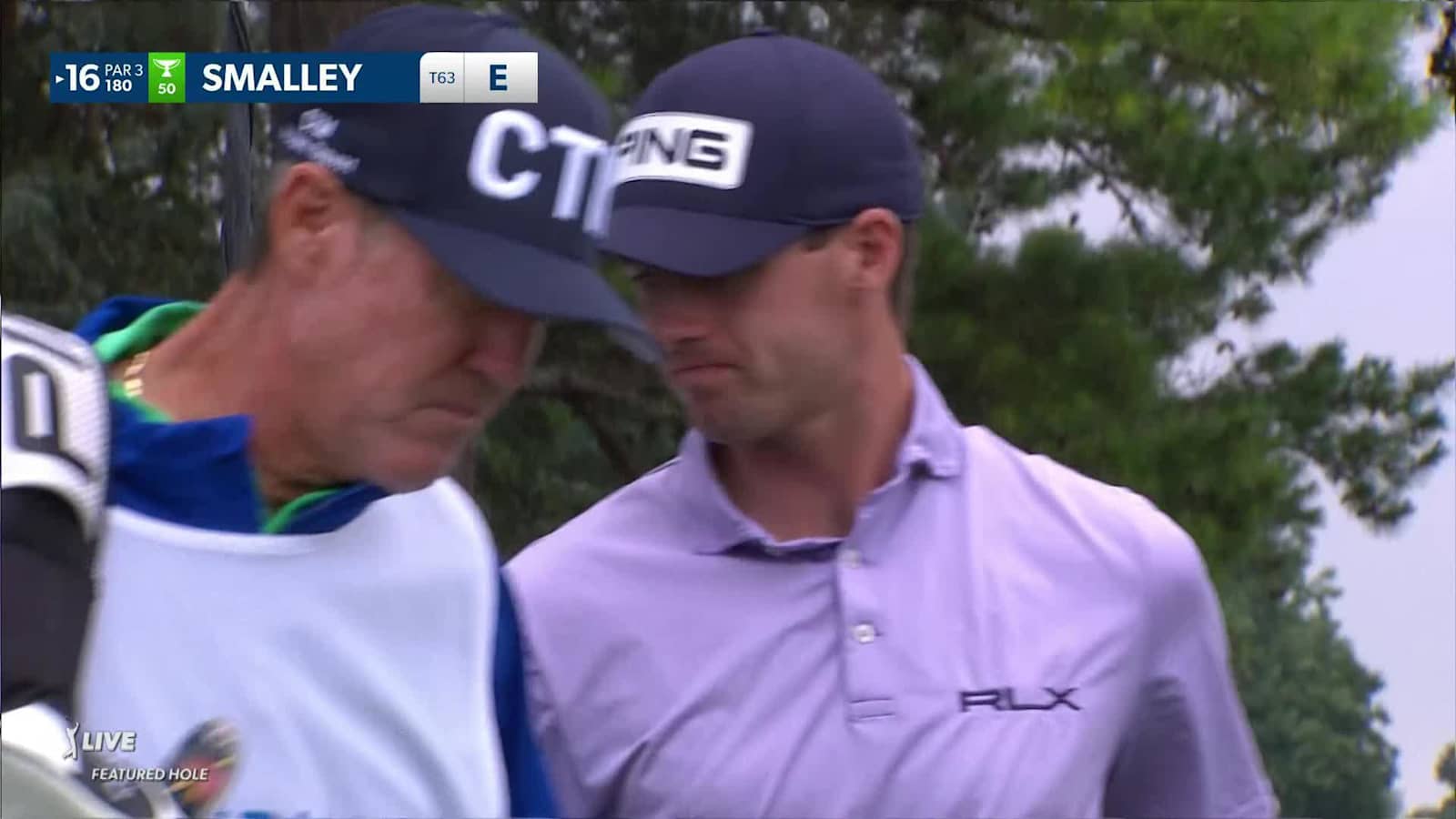 Alex Smalley nearly aces No. 16 at Wyndham