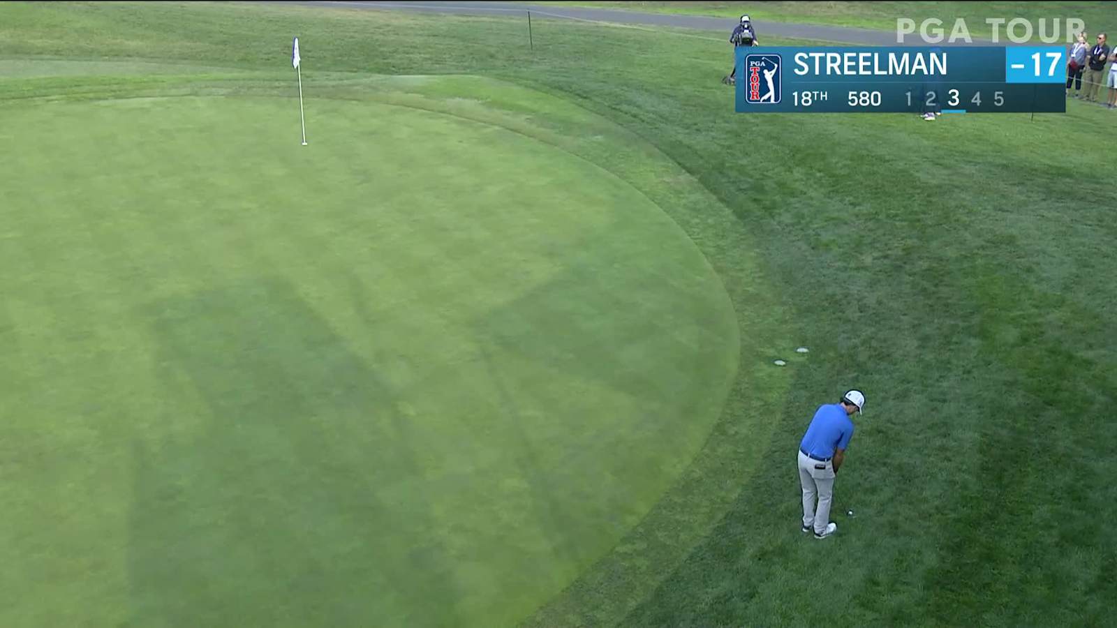 Kevin Streelman makes birdie on No. 18 in Round 4 at Safeway Open