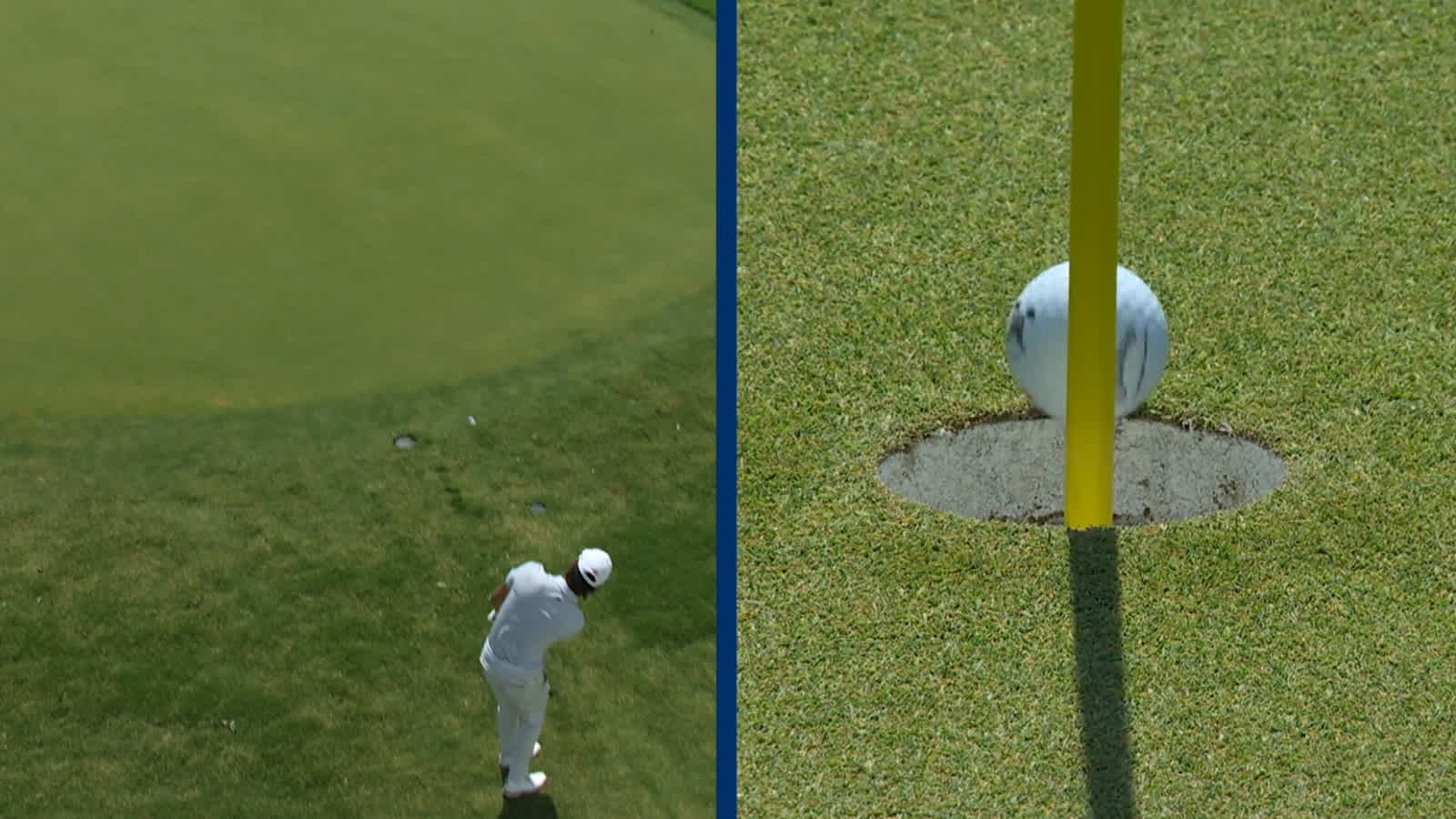 Min Woo Lee’s lip-hanging chip-in is the Shot of the Day