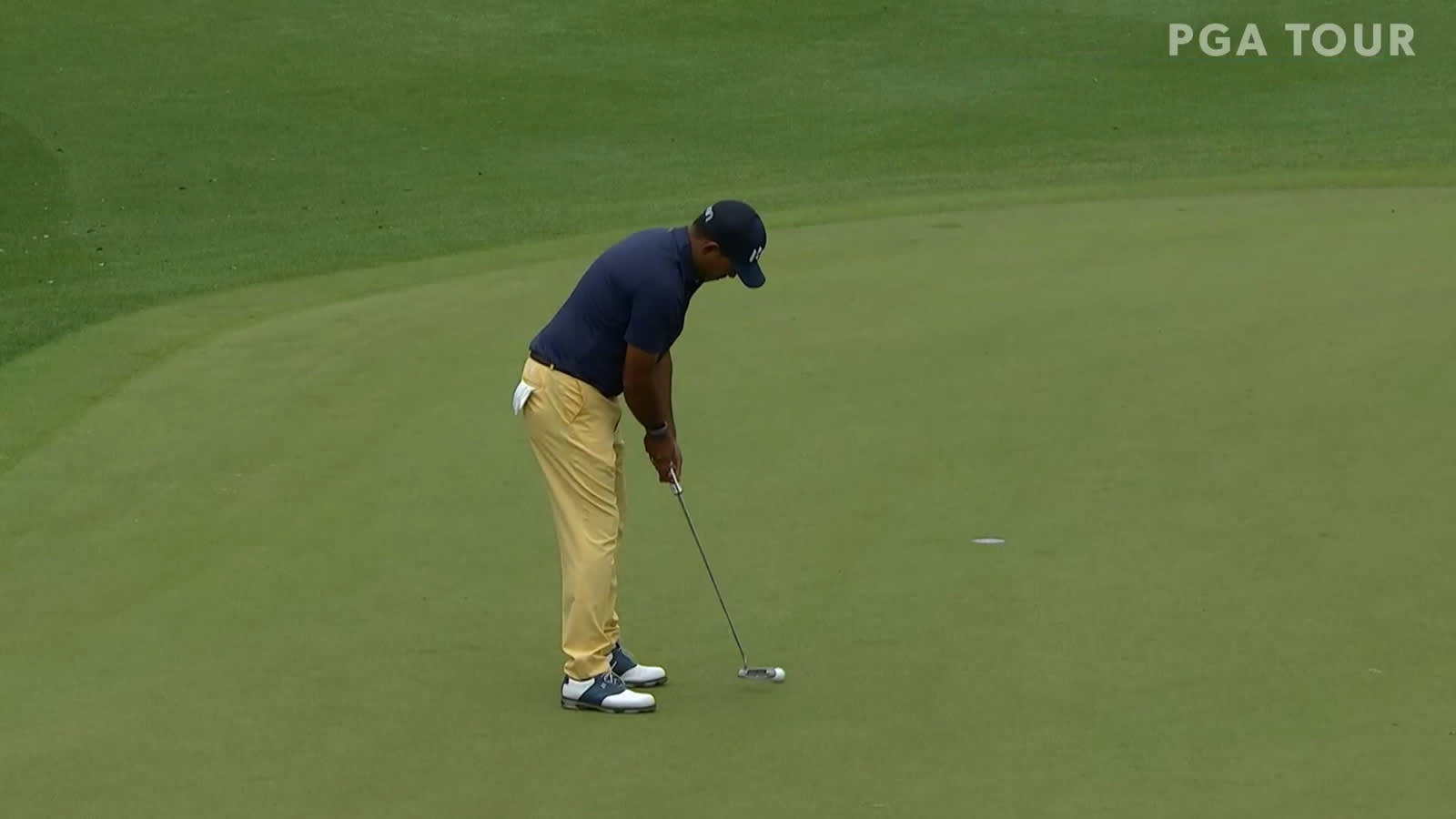 Anirban Lahiri makes birdie on No. 8 at Valero