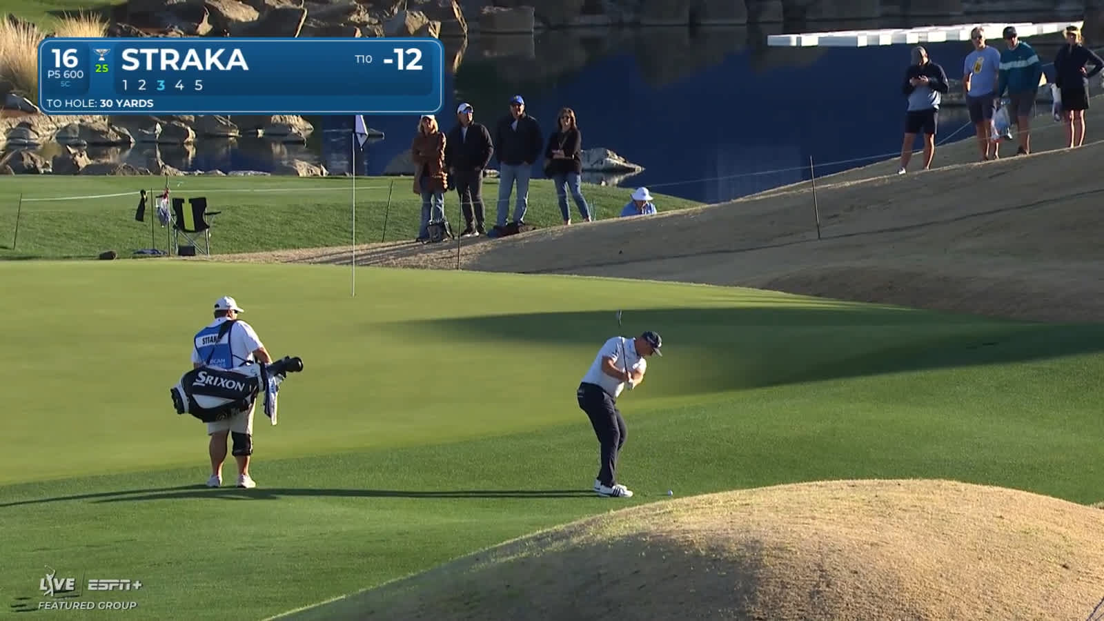 Sepp Straka uses great chip shot to secure birdie at The American Express