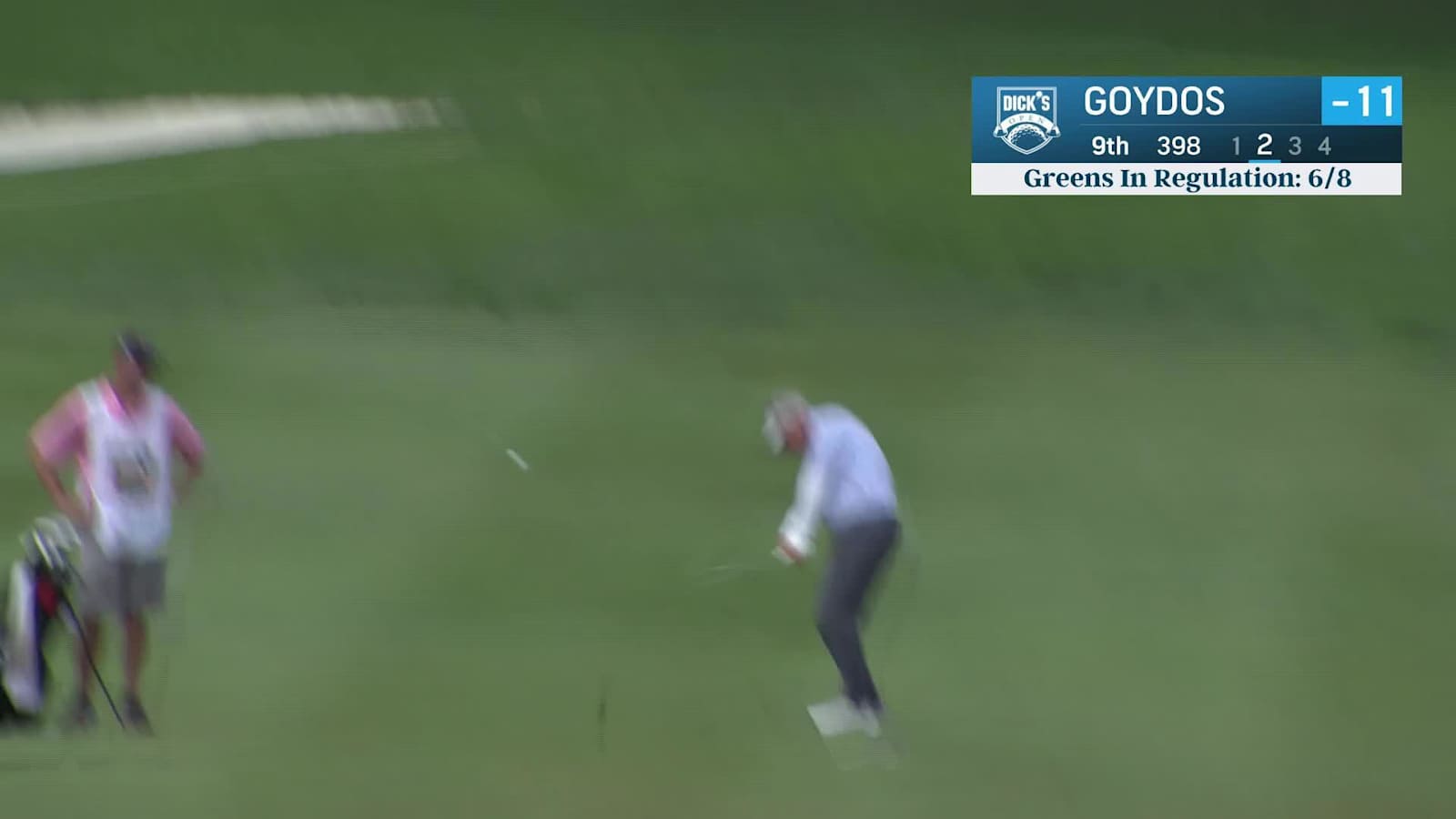 Paul Goydos makes birdie on No. 9 at DICK'S Open