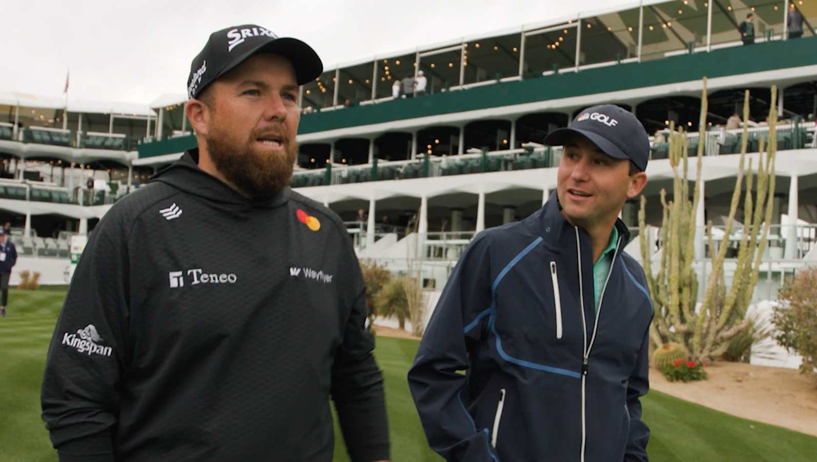 Shane Lowry plays Nos. 16-18 at TPC Scottsdale with Smylie Kaufman