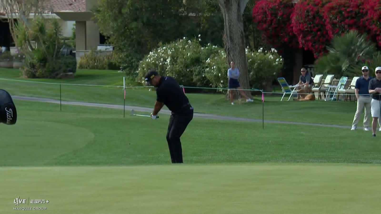 Jason Day holes incredible chip shot for birdie at The American Express