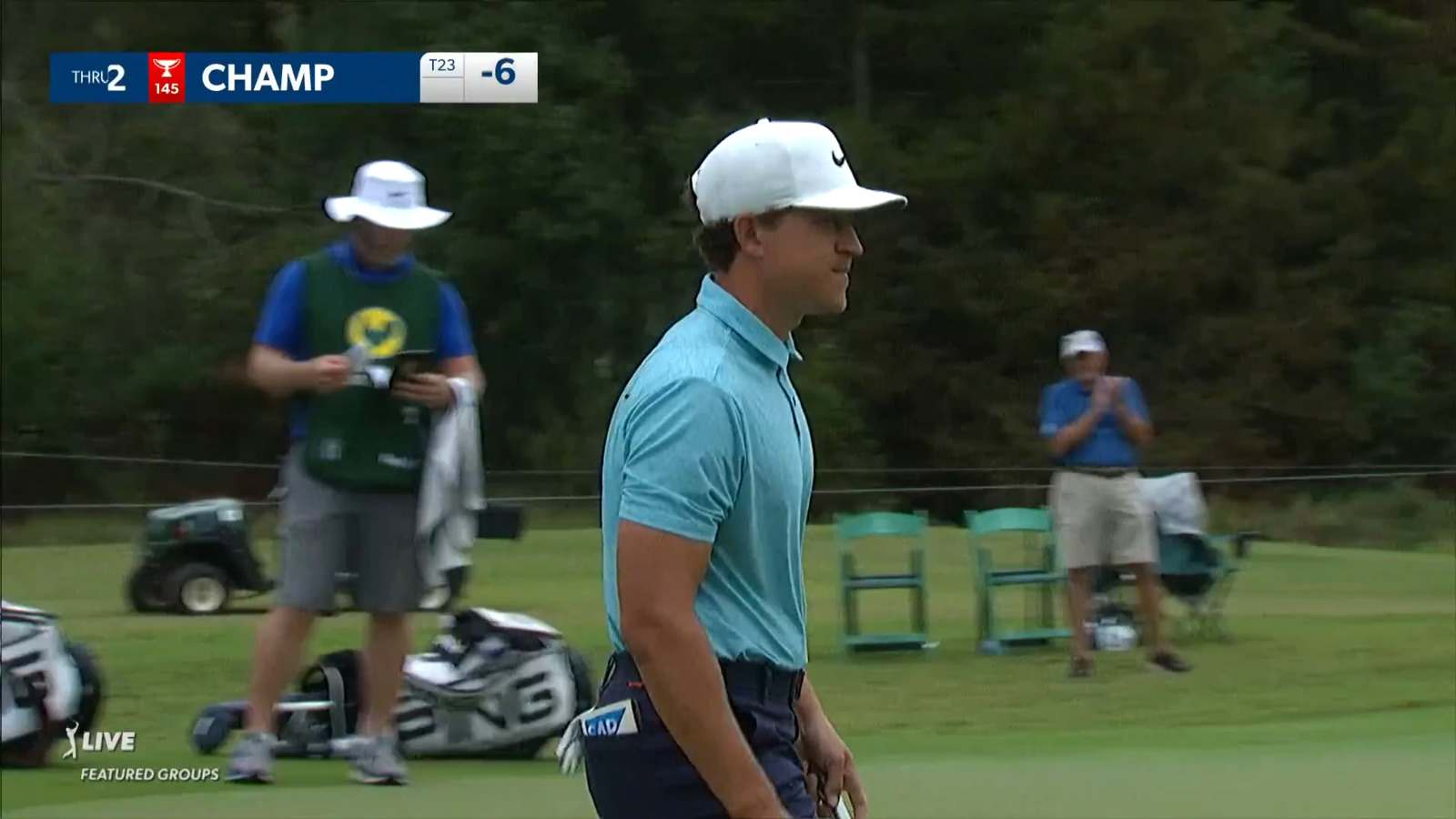 Cameron Champ sinks 14-foot birdie at Sanderson Farms