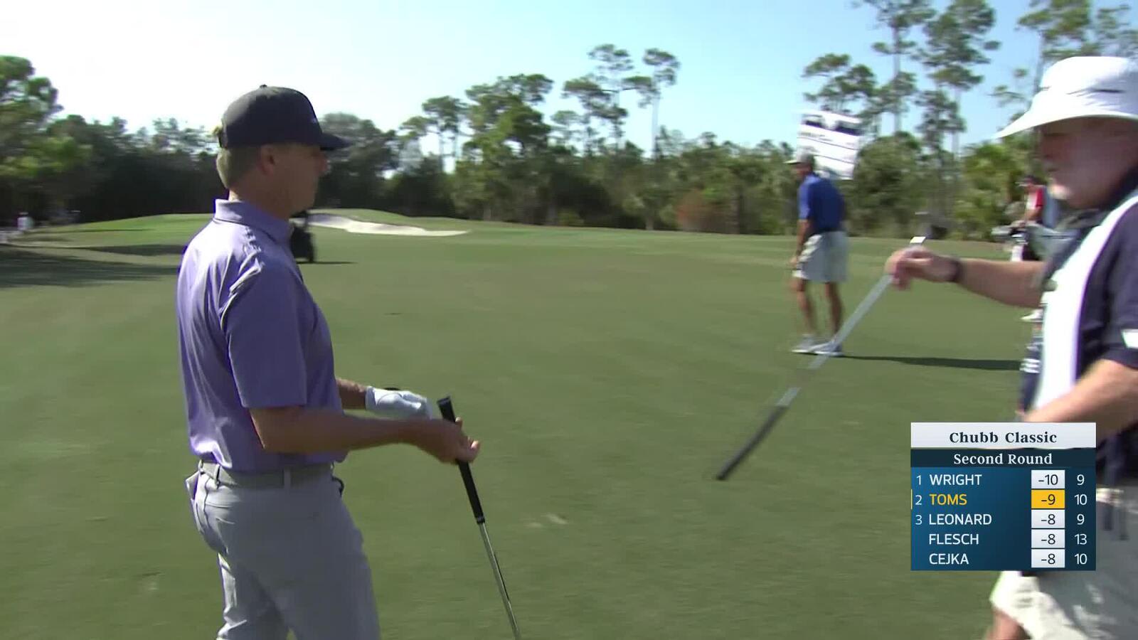 David Toms makes birdie on No. 11 at Chubb Classic