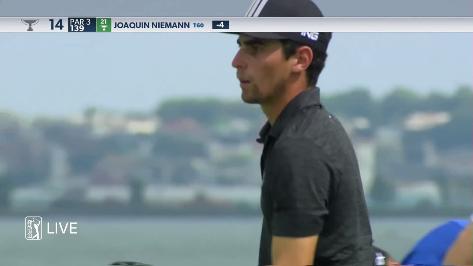 Joaquin Niemann's nice tee shot and birdie at THE NORTHERN TRUST
