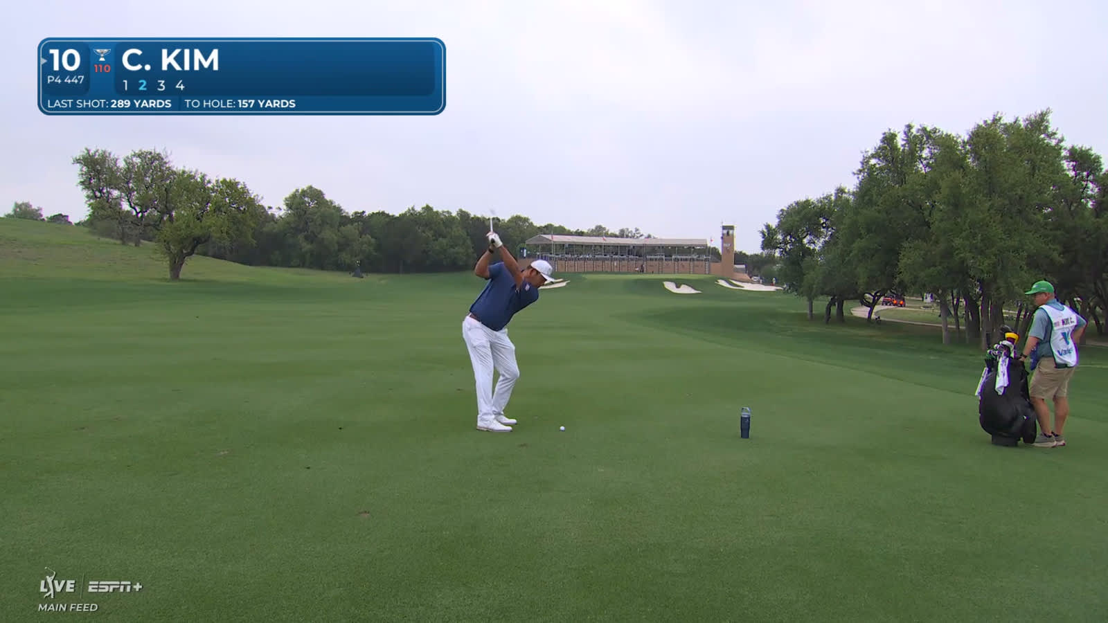 Chan Kim uses nice approach to set up birdie at Valero