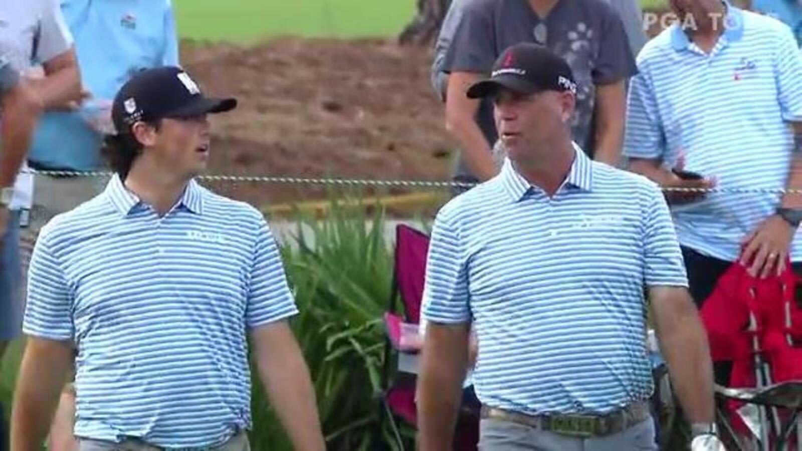 Team Cink's closing birdie in Round 1 at PNC Championship