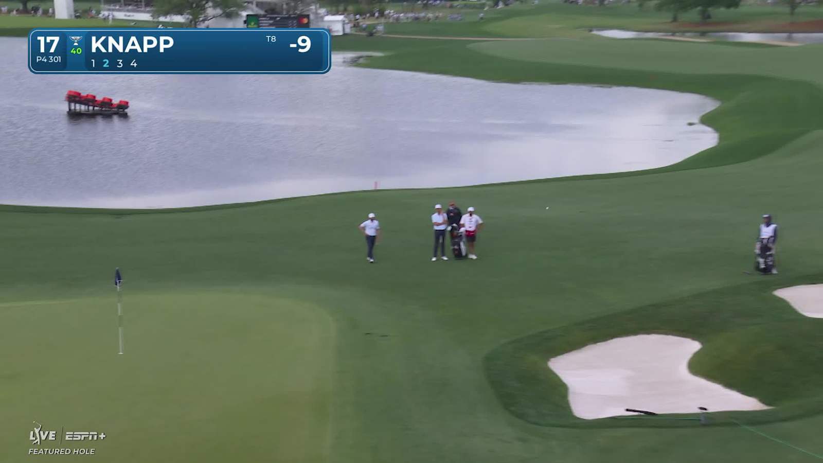 Jake Knapp's bunker escape yields birdie at Houston Open